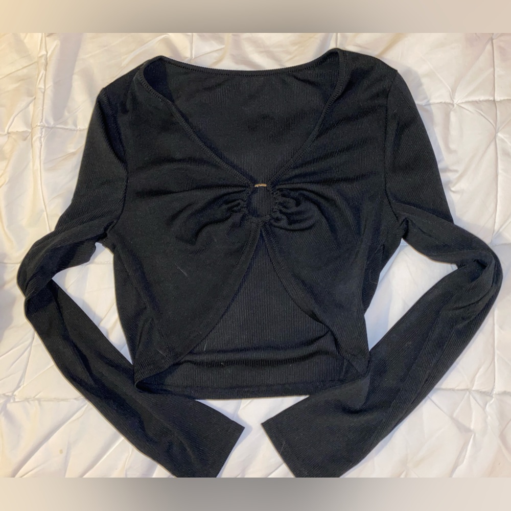 Medium Shein Long Sleeve Crop Top